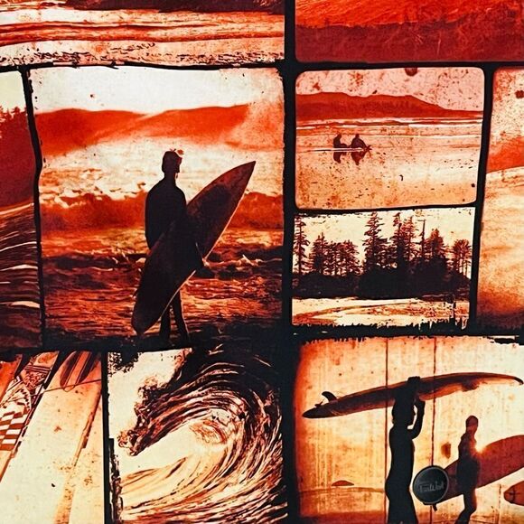 Far West Surf 🏄 Palms Sunset Tropical Board Swim Trunk Sz L NWOT - Picture 2 of 10